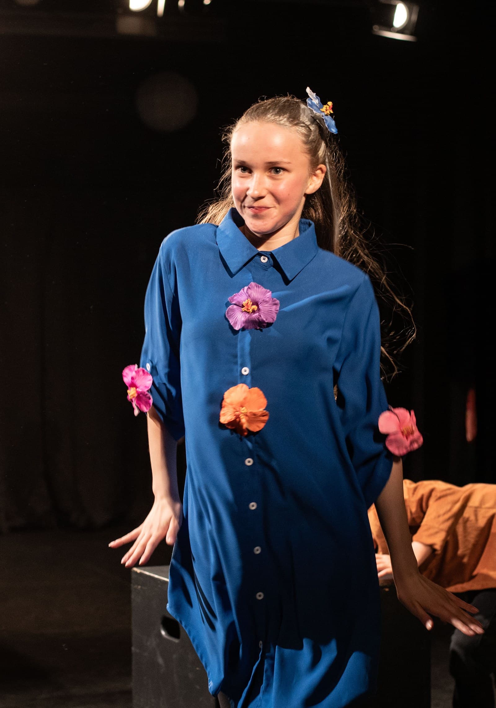 Marta Stepanenko on stage, Kingdom Theatre production